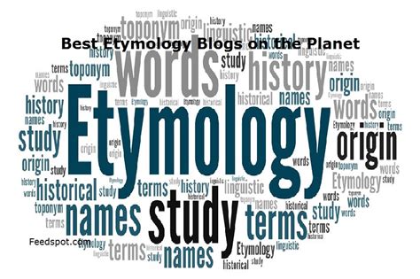 Etymology Blog .